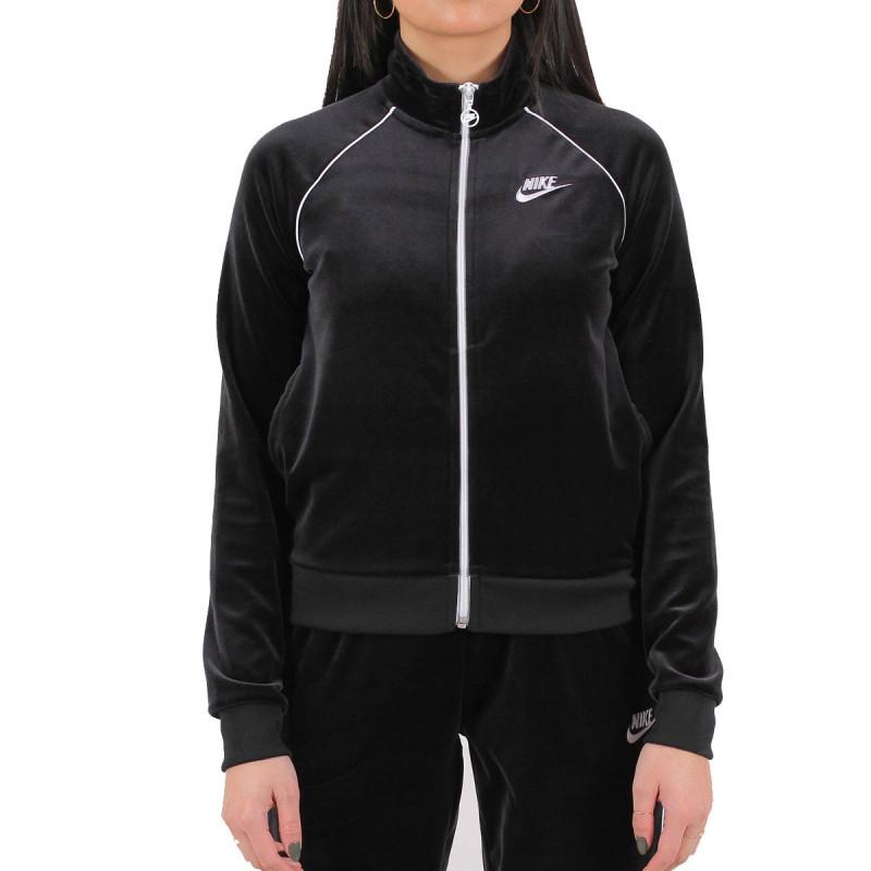 Nike Velor Track Jacket - Black - Women NIKE WOMEN'S JACKET Nike CLOTHES