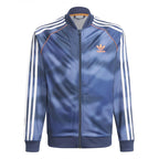 Adidas Originals Allover Print Camo Sst Junior Track Jacket - Blue - Junior Adidas CLOTHING