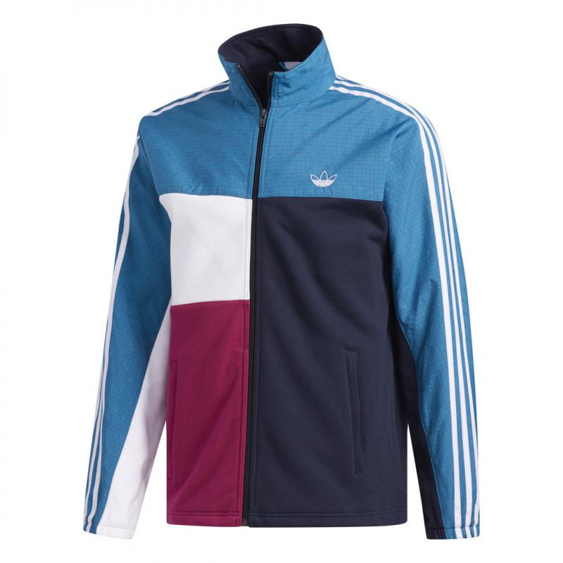 Adidas Originals Asymm Full-Zip Track Jacket Blue - Men - Adidas - The Bradery