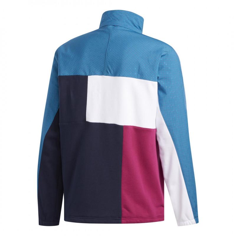 Adidas Originals Asymm Full-Zip Track Jacket Blue - Men - Adidas - The Bradery