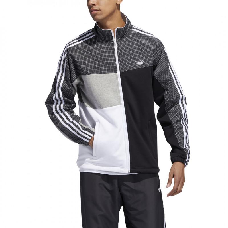 Veste De Survêtement Adidas Originals Asymm Full-Zip Gris - PAP Homme - Adidas1 - The Bradery