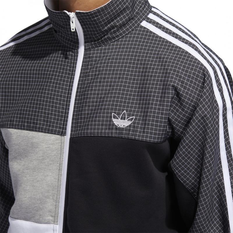Veste De Survêtement Adidas Originals Asymm Full-Zip Gris - PAP Homme - Adidas1 - The Bradery