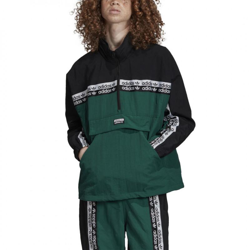 Adidas Originals R.Y.V. Track Jacket Blkd 2.0 - Green - Men CLOTHING Adidas