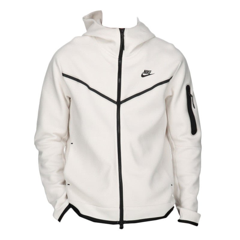 Nike Tech Fleece Full Zip Track Jacket - White - Men - Nike - The Bradery