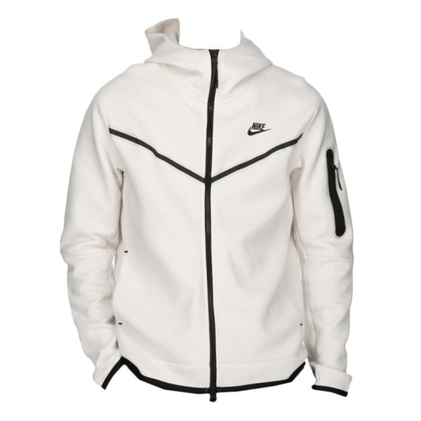 Chaqueta de chándal con cremallera completa Nike Tech Fleece - Blanco - Hombre - Nike - The Bradery