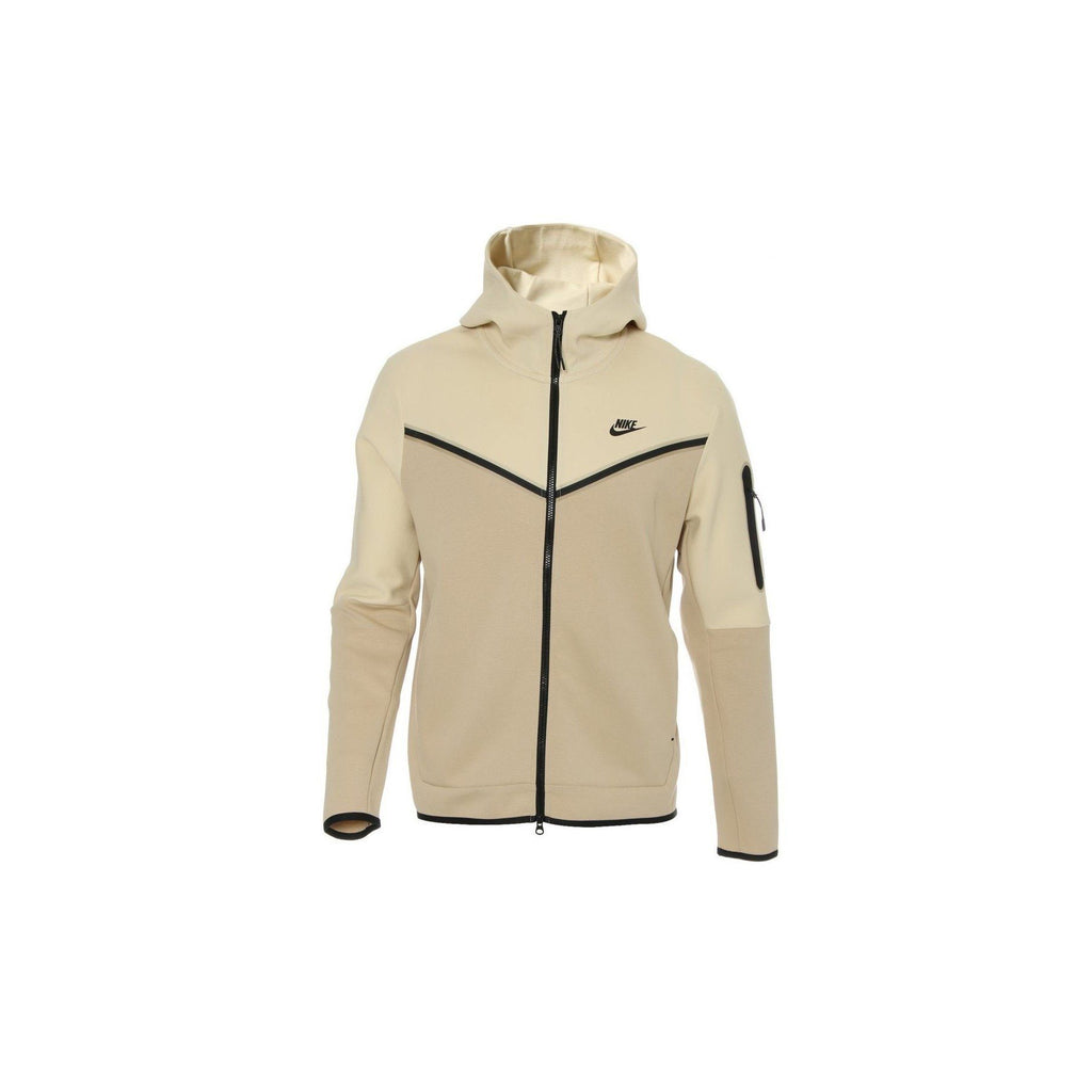 Veste De Survêtement Nike Tech Fleece Full Zip Hoodies - Beige - Homme Prêt A Porter Homme Nike