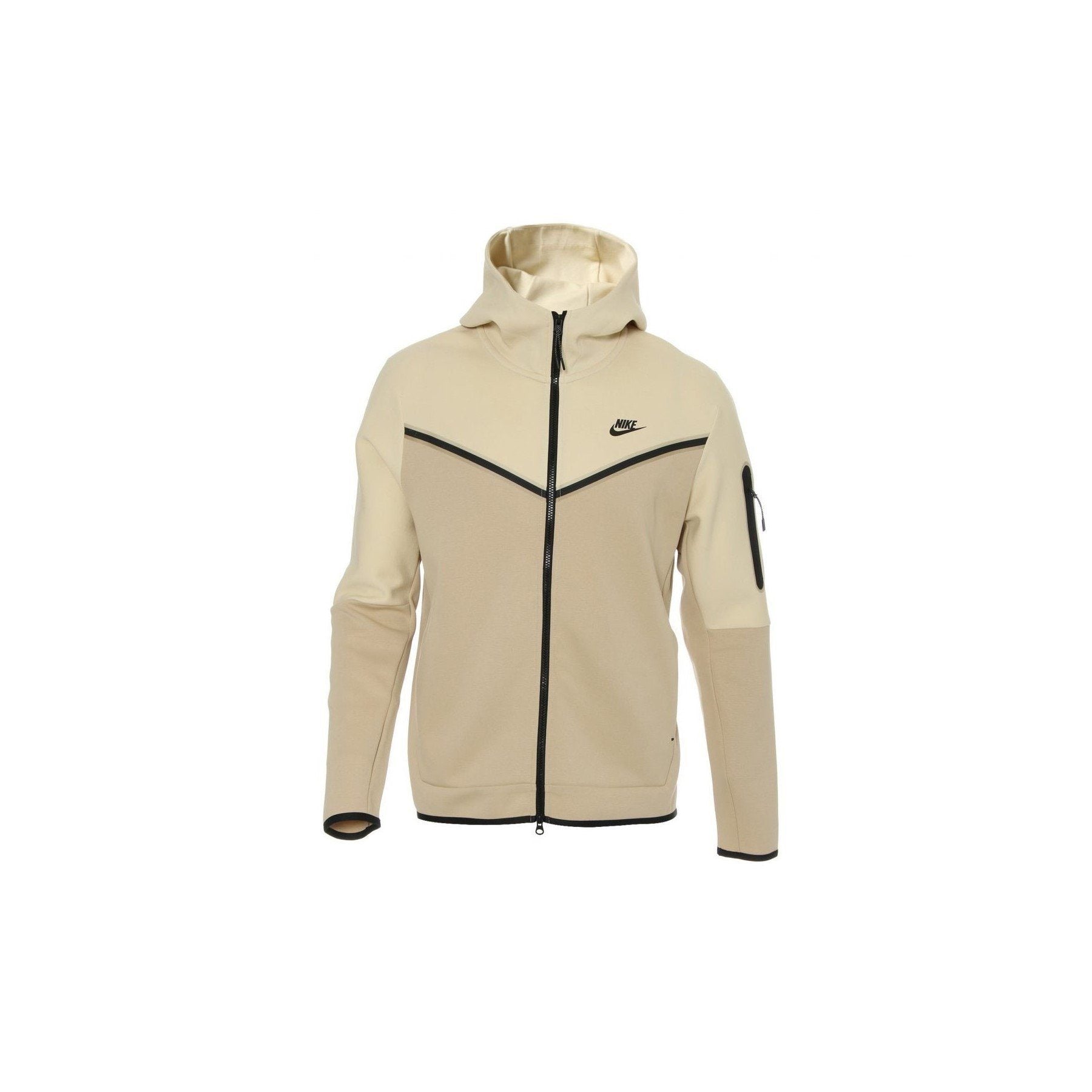 Veste De Survêtement Nike Tech Fleece Full Zip Hoodies - Beige - Homme Prêt A Porter Homme Nike
