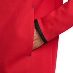 Chaqueta deportiva Tech Fleece con cremallera completa - Rojo