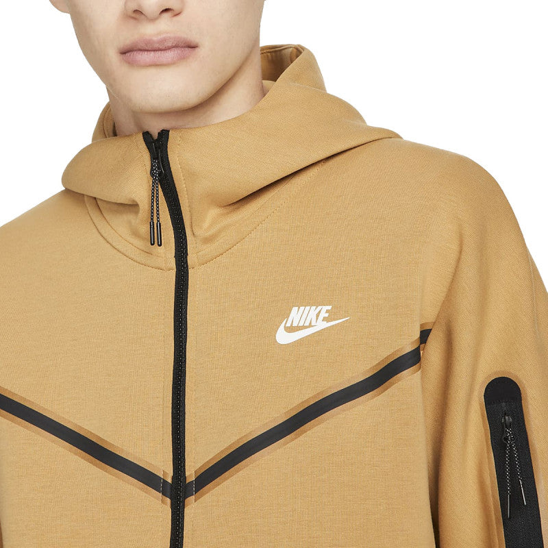 Chaqueta deportiva Tech Fleece con cremallera completa - Beige