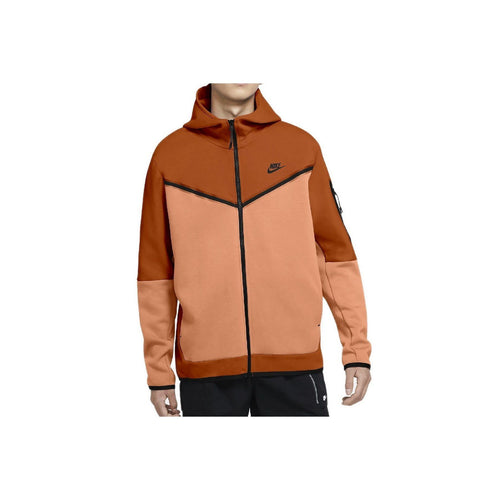 Tracksuit Jacket Nike Tech Fleece Wr Hoodie Fz - Orange - Man Prêt A Porter Man Nike