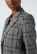 Jacket - Grey Black - Woman Jackets And Coats The Kooples