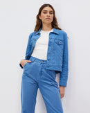 Veste Hawk - Overdyed Lt Indigo - Femme - Deus Ex Machina - The Bradery