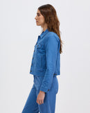 Veste Hawk - Overdyed Lt Indigo - Femme - Deus Ex Machina - The Bradery