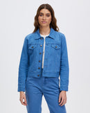 Veste Hawk - Overdyed Lt Indigo - Femme - Deus Ex Machina - The Bradery