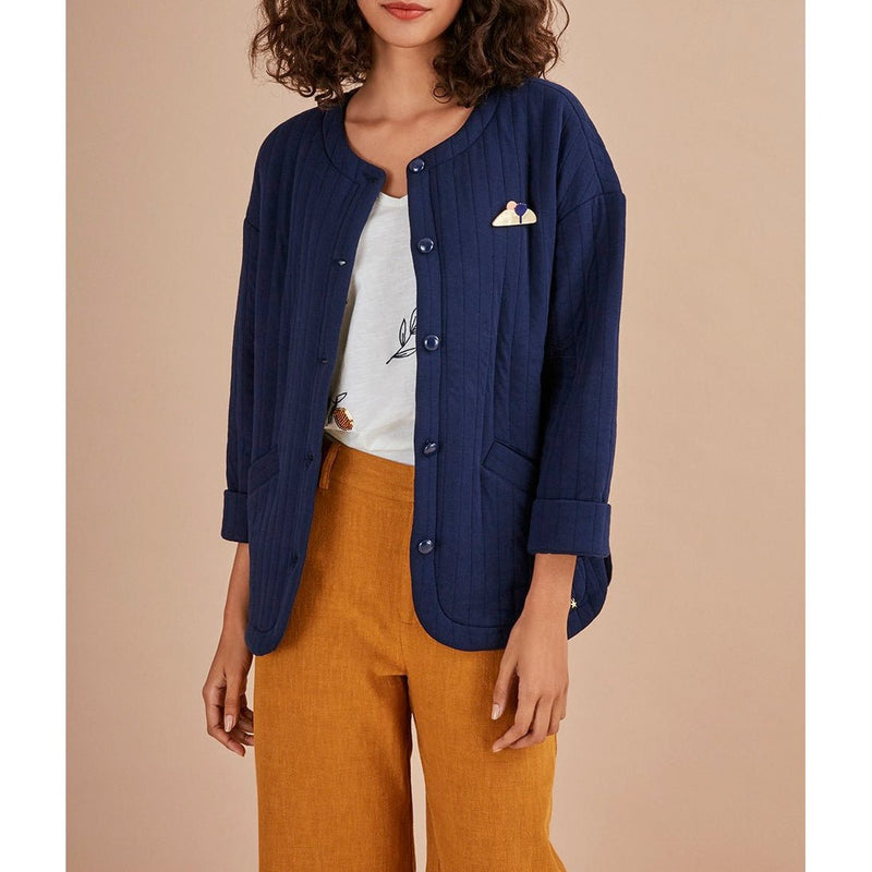 Chaqueta de punto Jeanne - Indigo - Des Petits Hauts - The Bradery