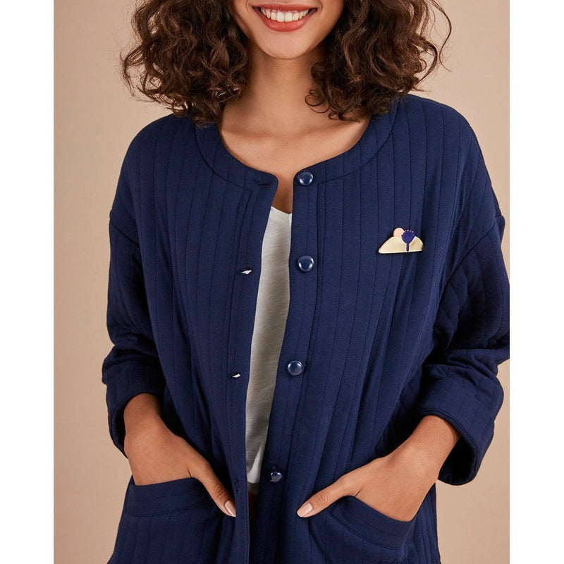 Chaqueta de punto Jeanne - Indigo - Des Petits Hauts - The Bradery