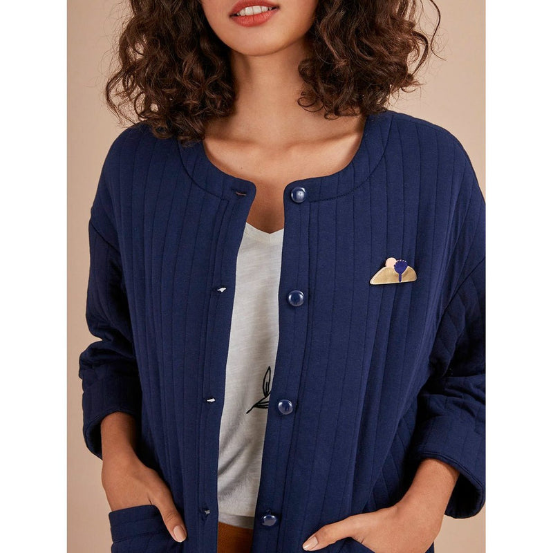Chaqueta de punto Jeanne - Indigo - Des Petits Hauts - The Bradery