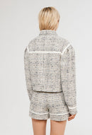 Claudie Pierlot Volume Jacket - Marfil - - The Bradery