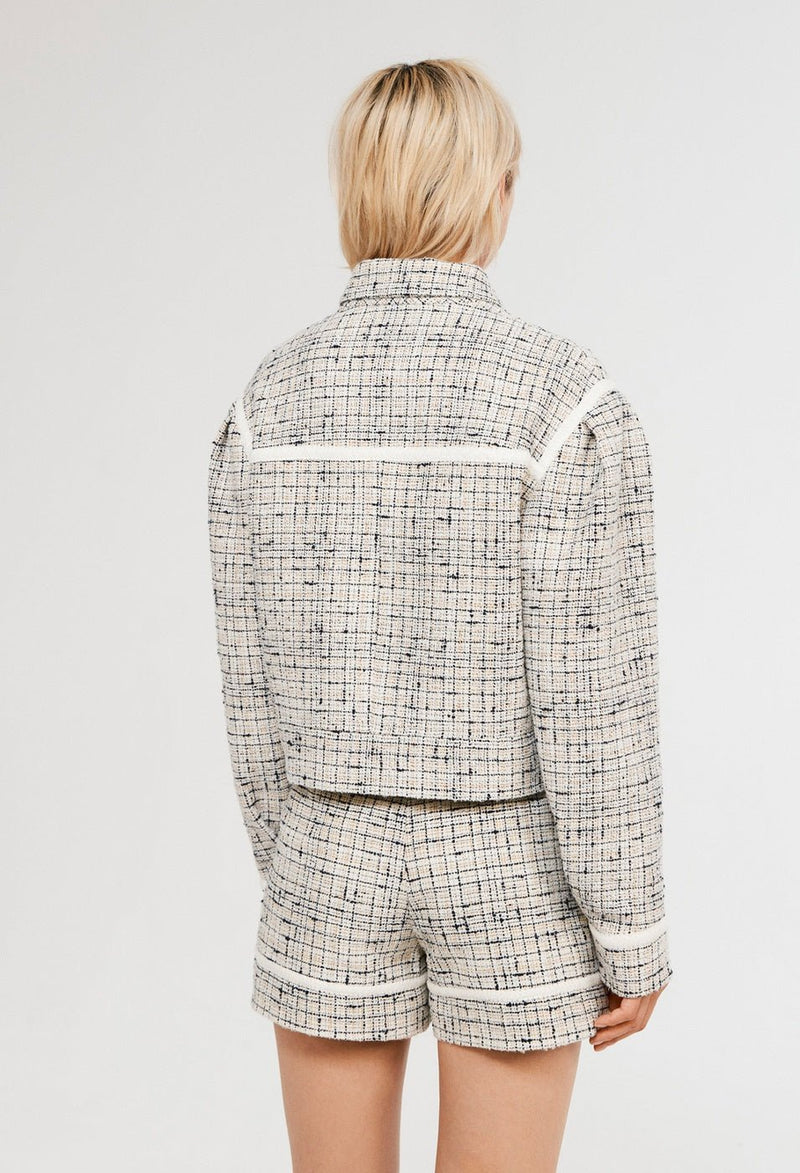 Volume Jacket - Ivory - Claudie Pierlot - The Bradery