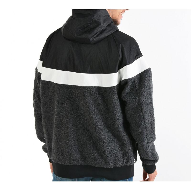 Nike M Nsw Wr Hoodie Tch Sherpa Track Jackets - Black - Men's NIKE JACKET MEN'S TEXTILE Nike