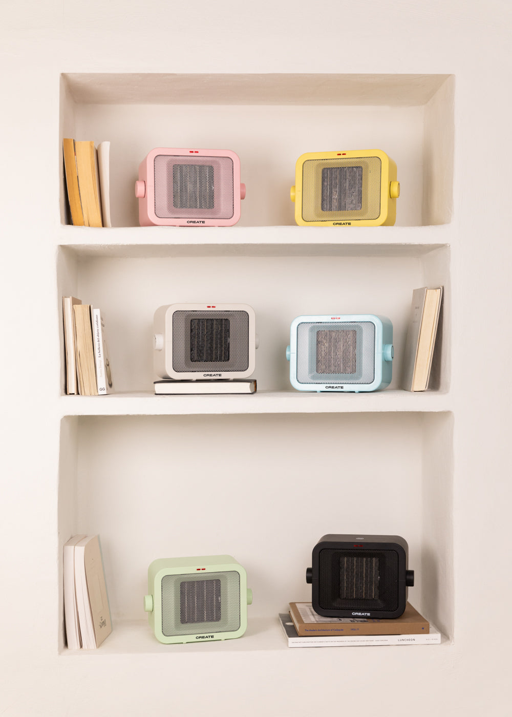 Warm Box - Calefactor Cerámico 1500W - Verde Pastel