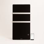 Warm Towel Crystal 600W - Toallero Eléctrico de Cristal con Wifi - Negro