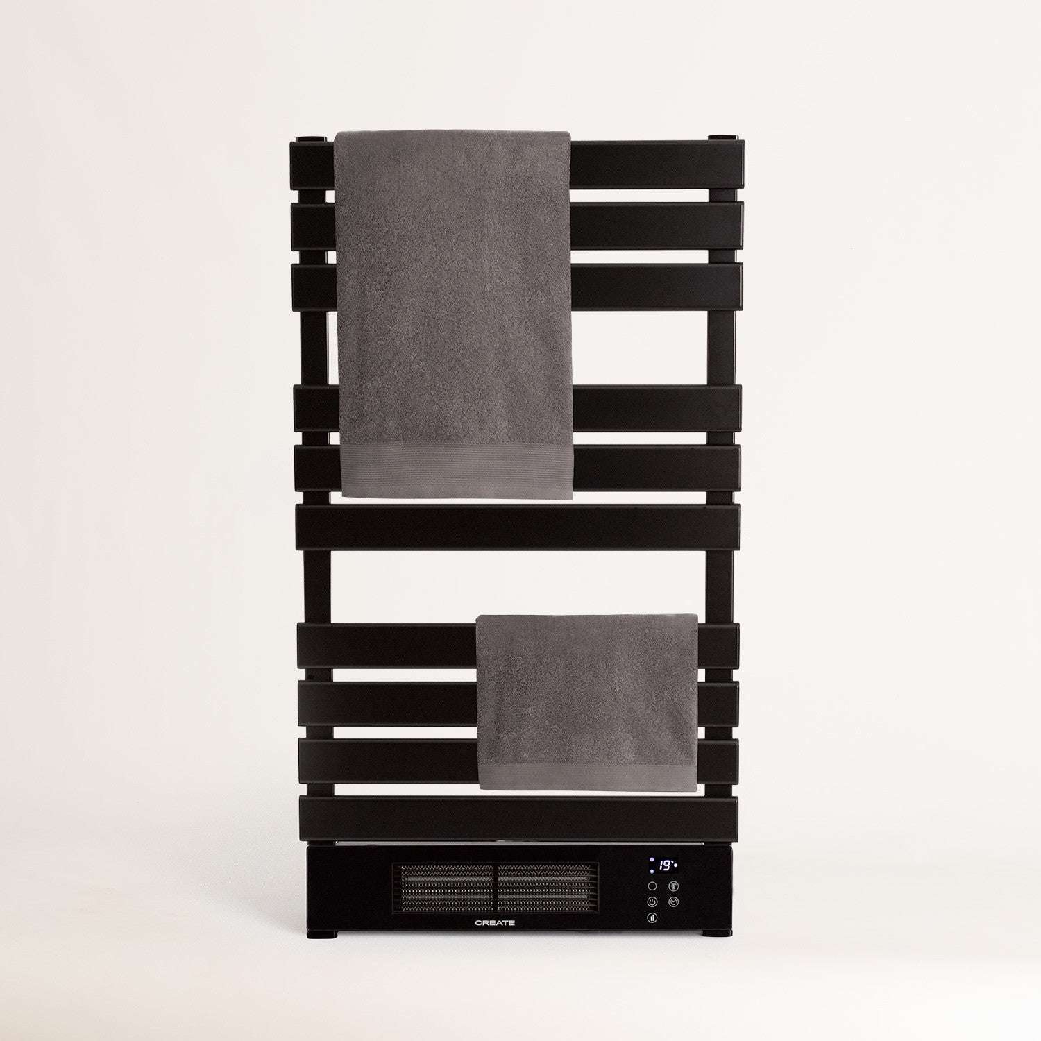 Warm Towel Pro 500/1500W - Electric Towel Rail with Heating & WiFi - Black