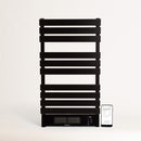 Warm Towel Pro 500/1500W - Secador de toallas eléctrico con calefacción y Wifi - Negro