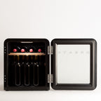 Winecooler Retro M - Electric Wine Cooler for 12 Bottles - Black