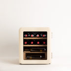 Winecooler Retro M - Electric Wine Cellar for 12 Bottles - Off-White