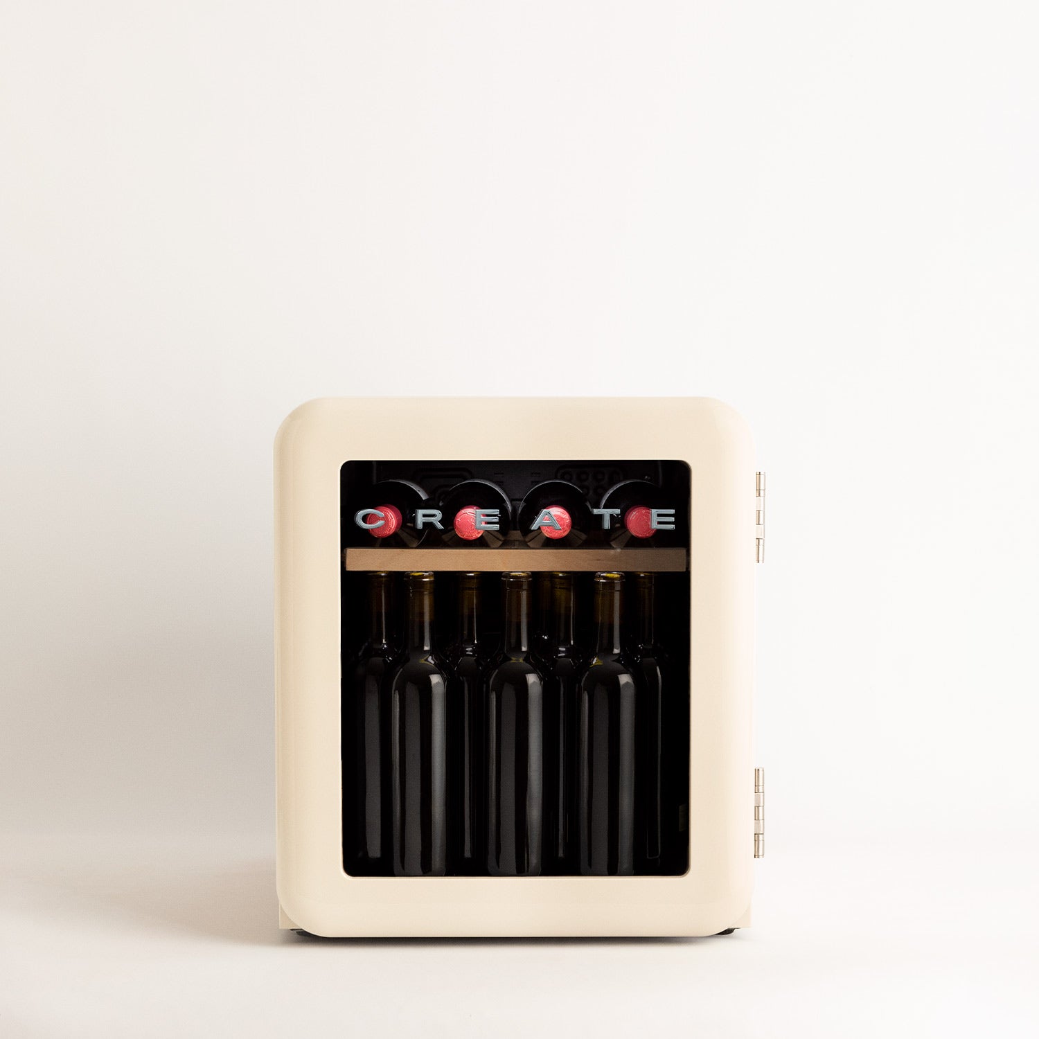 Winecooler Retro M - Electric Wine Cellar for 12 Bottles - Off-White