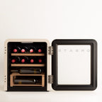 Winecooler Retro M - Electric Wine Cellar for 12 Bottles - Off-White