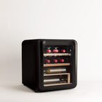 Winecooler Retro M - Electric Wine Cooler for 12 Bottles - Black