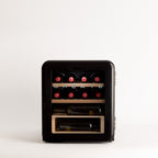 Winecooler Retro M - Electric Wine Cooler for 12 Bottles - Black