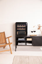 Winecooler Retro M - Electric Wine Cooler for 12 Bottles - Black